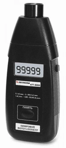 АТТ-6000 Фототахометр бесконтактный цифровой (с поверкой) УТ000012440